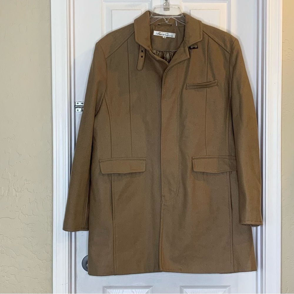Kenneth Cole New York Mens Pea Coat Camel Color Coat Size XXL